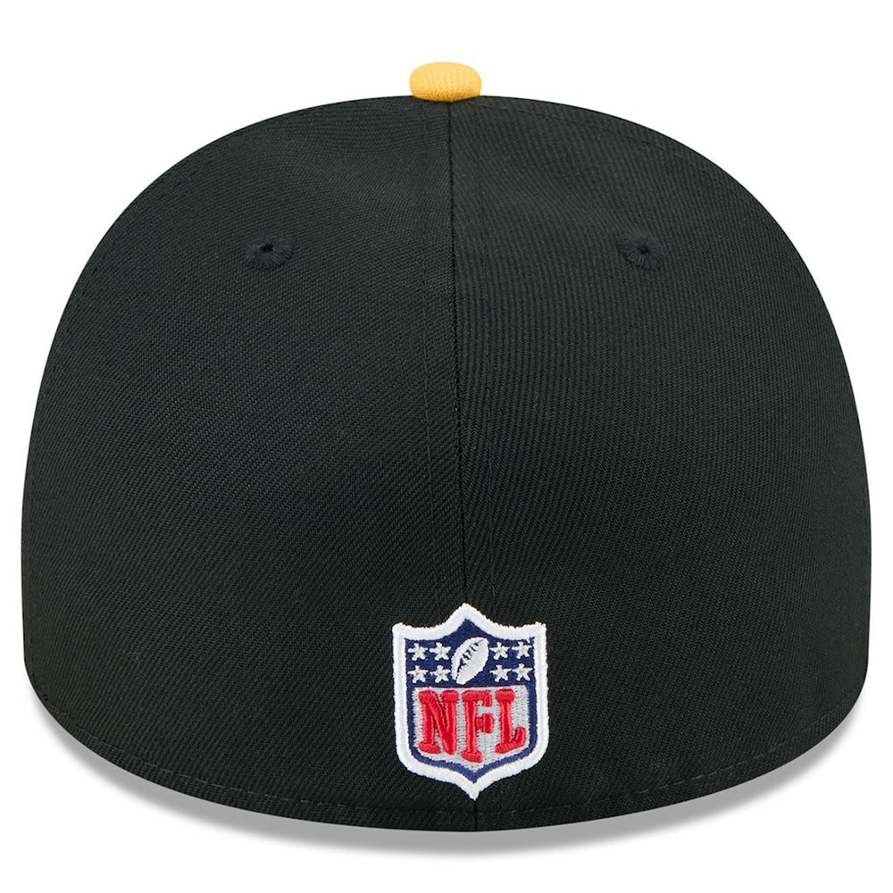 Pittsburgh Steelers New Era 2025 NFL Draft On Stage A-Frame 59FIFTY Fitted Hat Black/Gold
