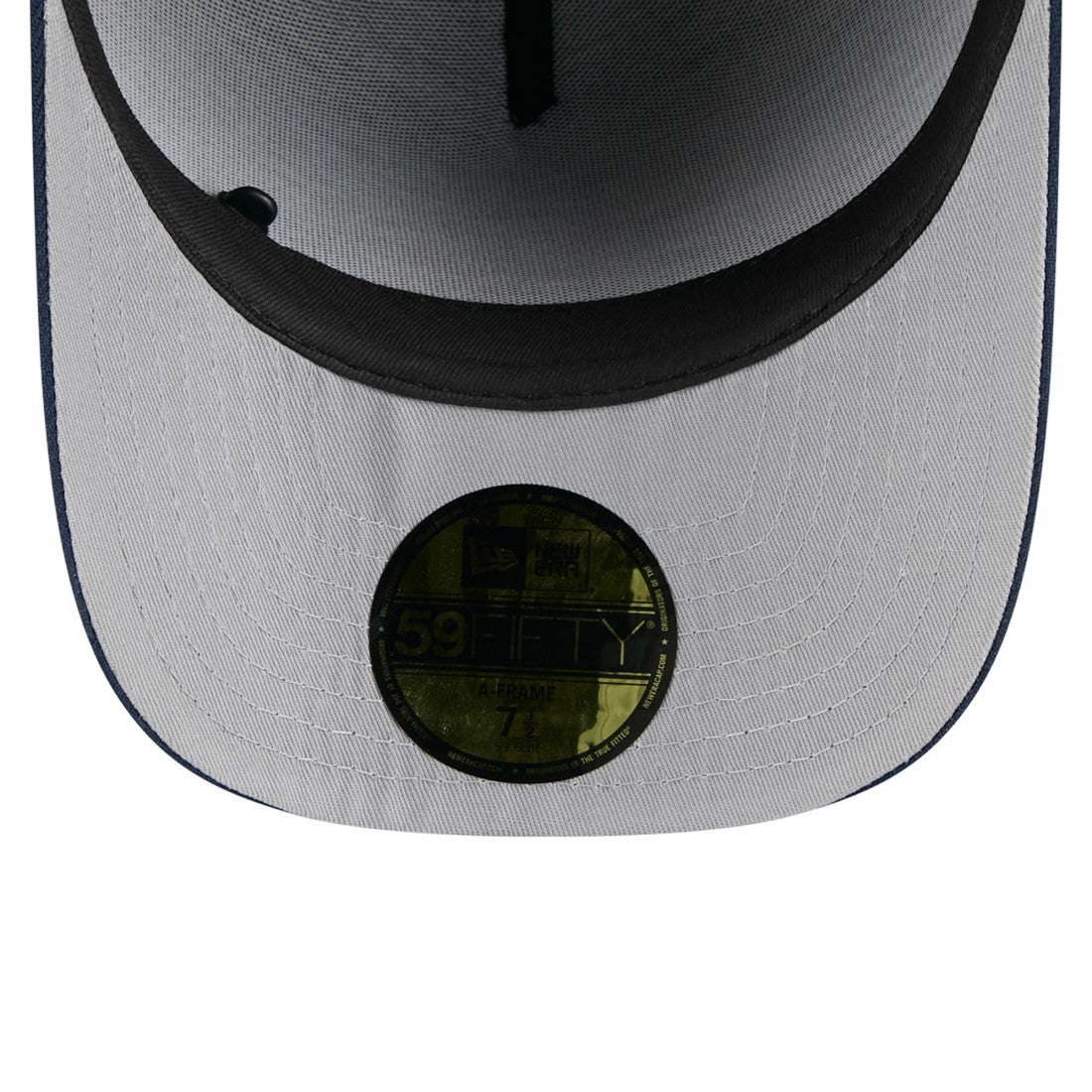 Tennessee Titans New Era 2025 NFL Draft On Stage A-Frame 59FIFTY Fitted Hat Black/Navy