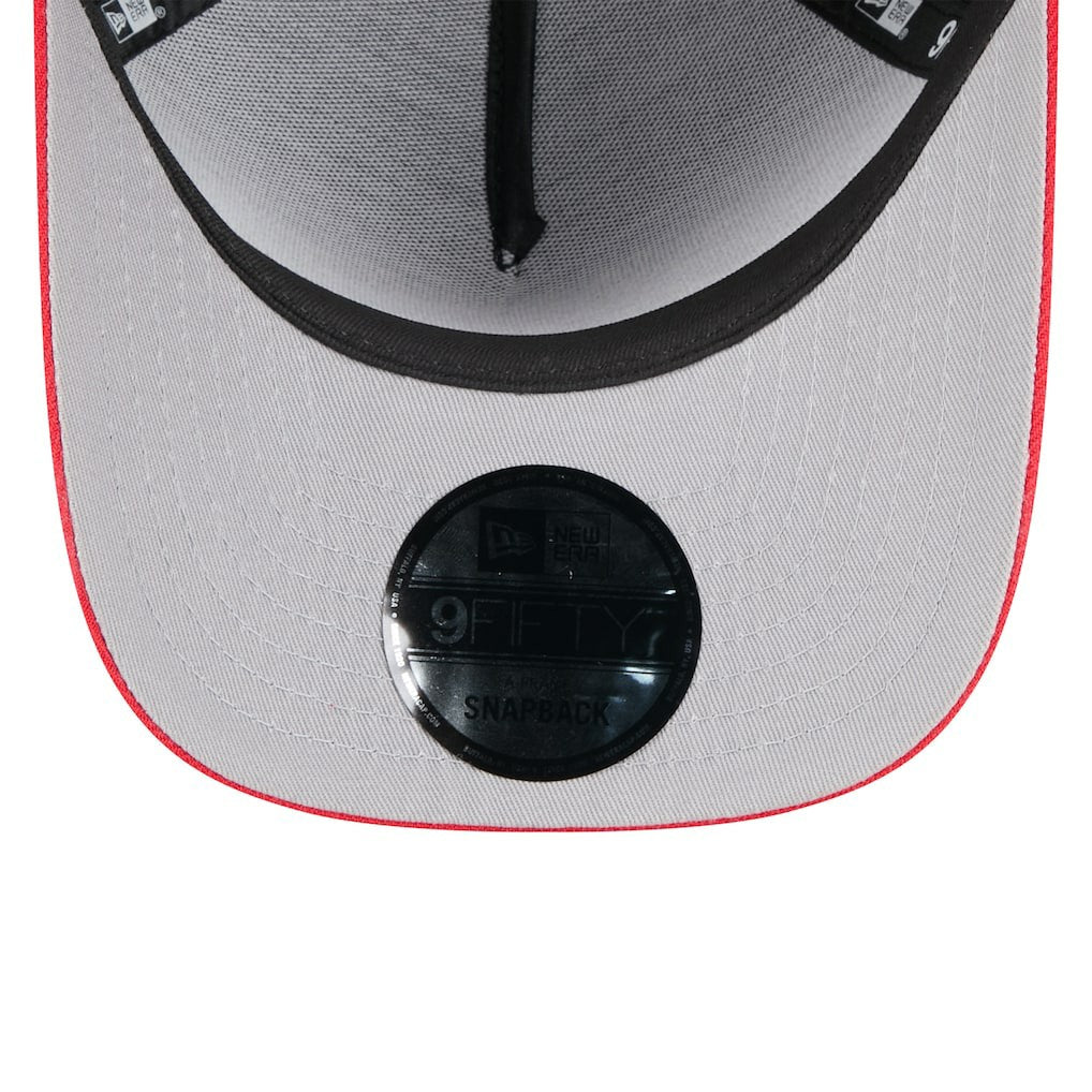 Kansas City Chiefs New Era 2025 NFL Draft A-Frame 9FIFTY Snapback Hat Black/Red
