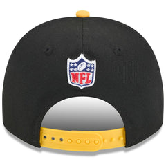Pittsburgh Steelers New Era 2025 NFL Draft A-Frame 9FIFTY Snapback Hat Black/Gold