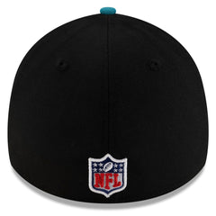 Jacksonville Jaguars New Era 2025 NFL Draft 39THIRTY Flex Hat Black/Teal