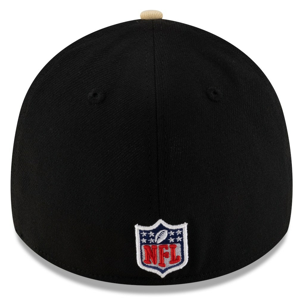 New Orleans Saints New Era 2025 NFL Draft 39THIRTY Flex Hat Black/Gold