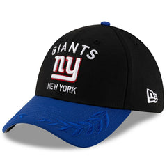 New York Giants New Era 2025 NFL Draft 39THIRTY Flex Hat Black/Royal