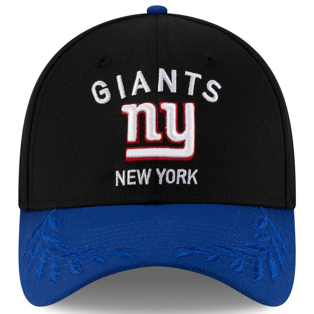 New York Giants New Era 2025 NFL Draft 39THIRTY Flex Hat Black/Royal