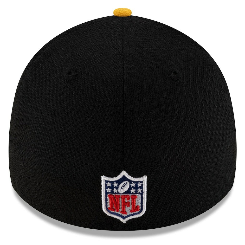 Pittsburgh Steelers New Era 2025 NFL Draft 39THIRTY Flex Hat Black/Gold