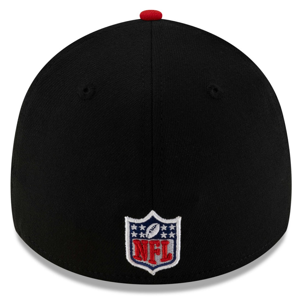 Tampa Bay Buccaneers New Era 2025 NFL Draft 39THIRTY Flex Hat Black/Red