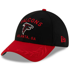 Atlanta Falcons New Era 2025 NFL Draft 39THIRTY Flex Hat Black/Red