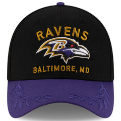 Baltimore Ravens New Era 2025 NFL Draft 39THIRTY Flex Hat Black/Purple