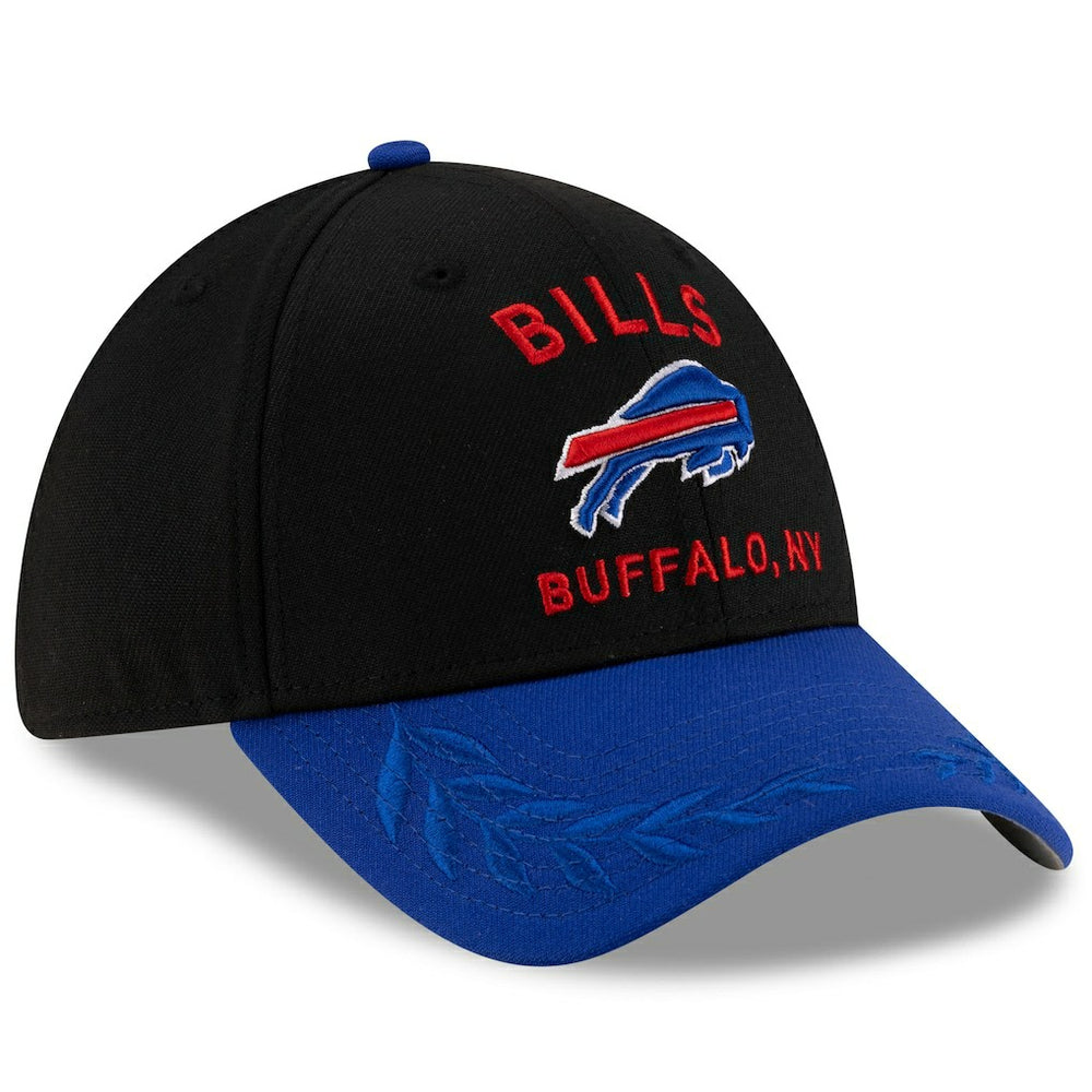 Buffalo Bills New Era 2025 NFL Draft 39THIRTY Flex Hat Black/Royal