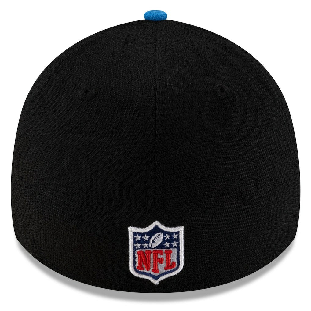 Detroit Lions New Era 2025 NFL Draft 39THIRTY Flex Hat Black/Blue