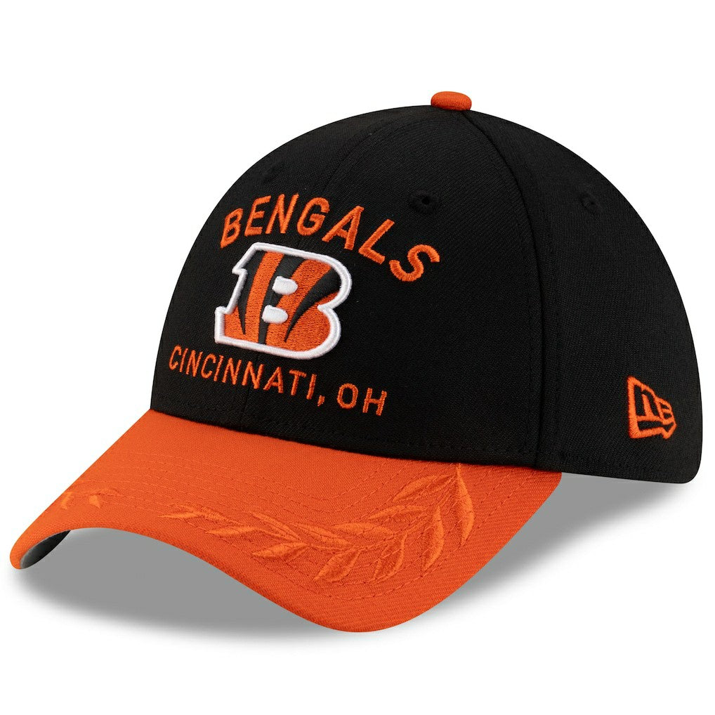 Cincinnati Bengals New Era 2025 NFL Draft 39THIRTY Flex Hat Black/Orange