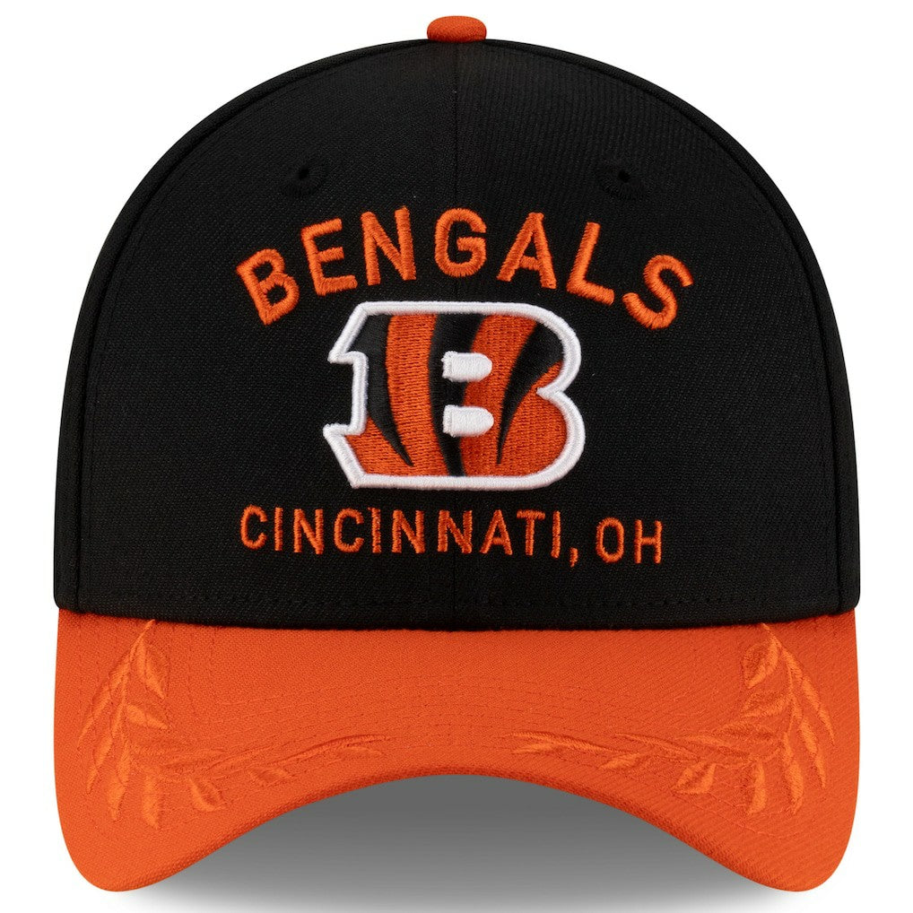 Cincinnati Bengals New Era 2025 NFL Draft 39THIRTY Flex Hat Black/Orange