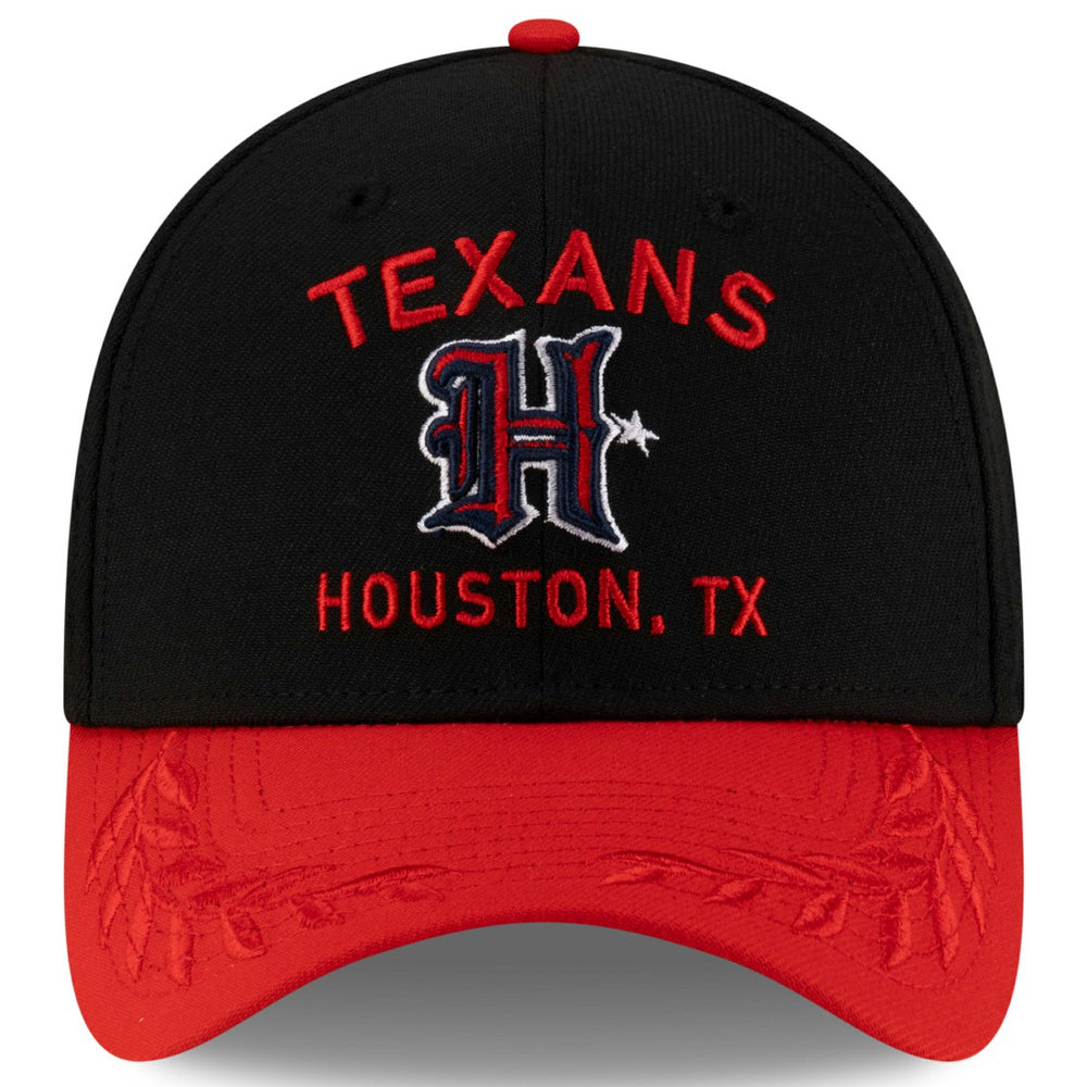 Houston Texans New Era 2025 NFL Draft 39THIRTY Flex Hat Black/Red