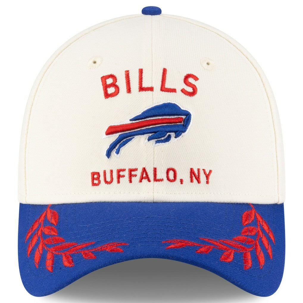 Buffalo Bills New Era 2025 NFL Draft 39THIRTY Flex Hat Cream/Royal