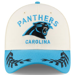 Carolina Panthers New Era 2025 NFL Draft 39THIRTY Flex Hat Cream/Blue