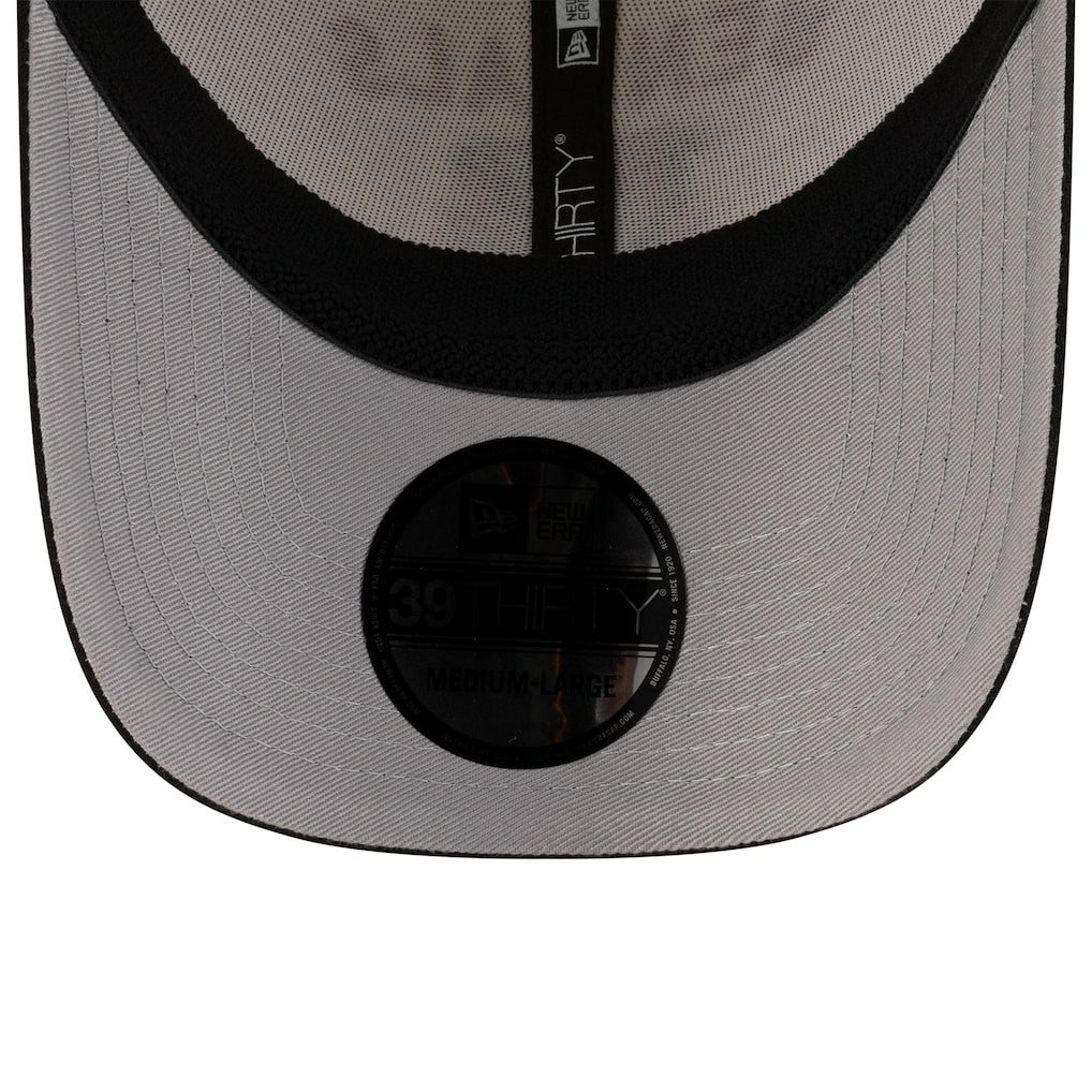 Cincinnati Bengals New Era 2025 NFL Draft 39THIRTY Flex Hat Cream/Black