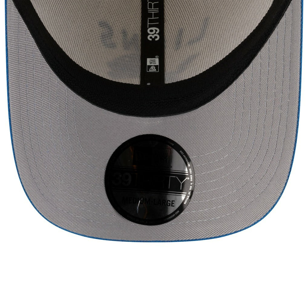 Detroit Lions New Era 2025 NFL Draft 39THIRTY Flex Hat Cream/Blue