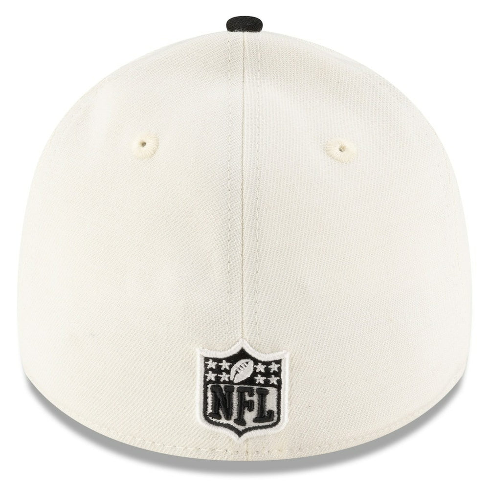 Pittsburgh Steelers New Era 2025 NFL Draft 39THIRTY Flex Hat Cream/Black