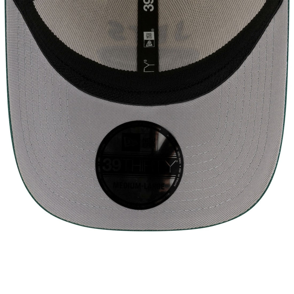 New York Jets New Era 2025 NFL Draft 39THIRTY Flex Hat Cream/Green
