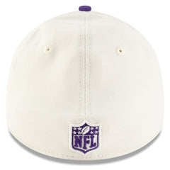 Minnesota Vikings New Era 2025 NFL Draft 39THIRTY Flex Hat Cream/Purple
