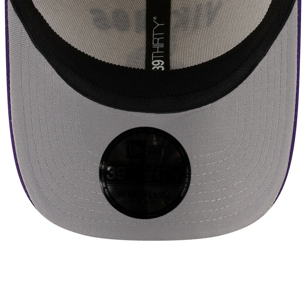Minnesota Vikings New Era 2025 NFL Draft 39THIRTY Flex Hat Cream/Purple