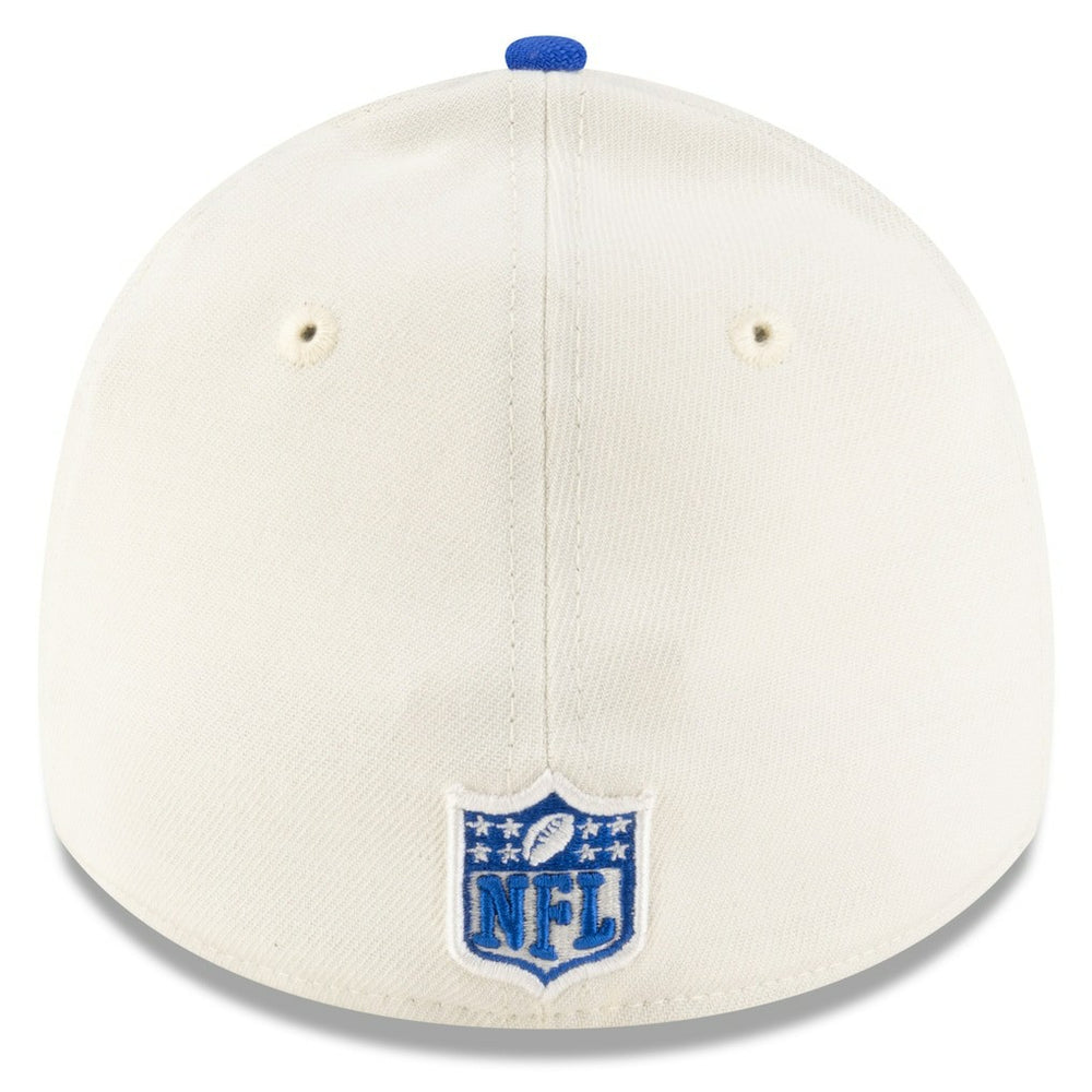 Los Angeles Rams New Era 2025 NFL Draft 39THIRTY Flex Hat Cream/Royal