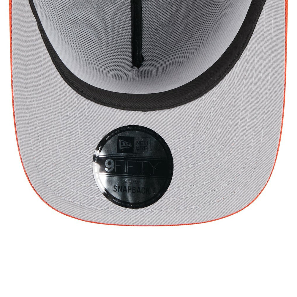 Cincinnati Bengals New Era Youth 2025 NFL Draft A-Frame 9FIFTY Snapback Hat Black/Orange