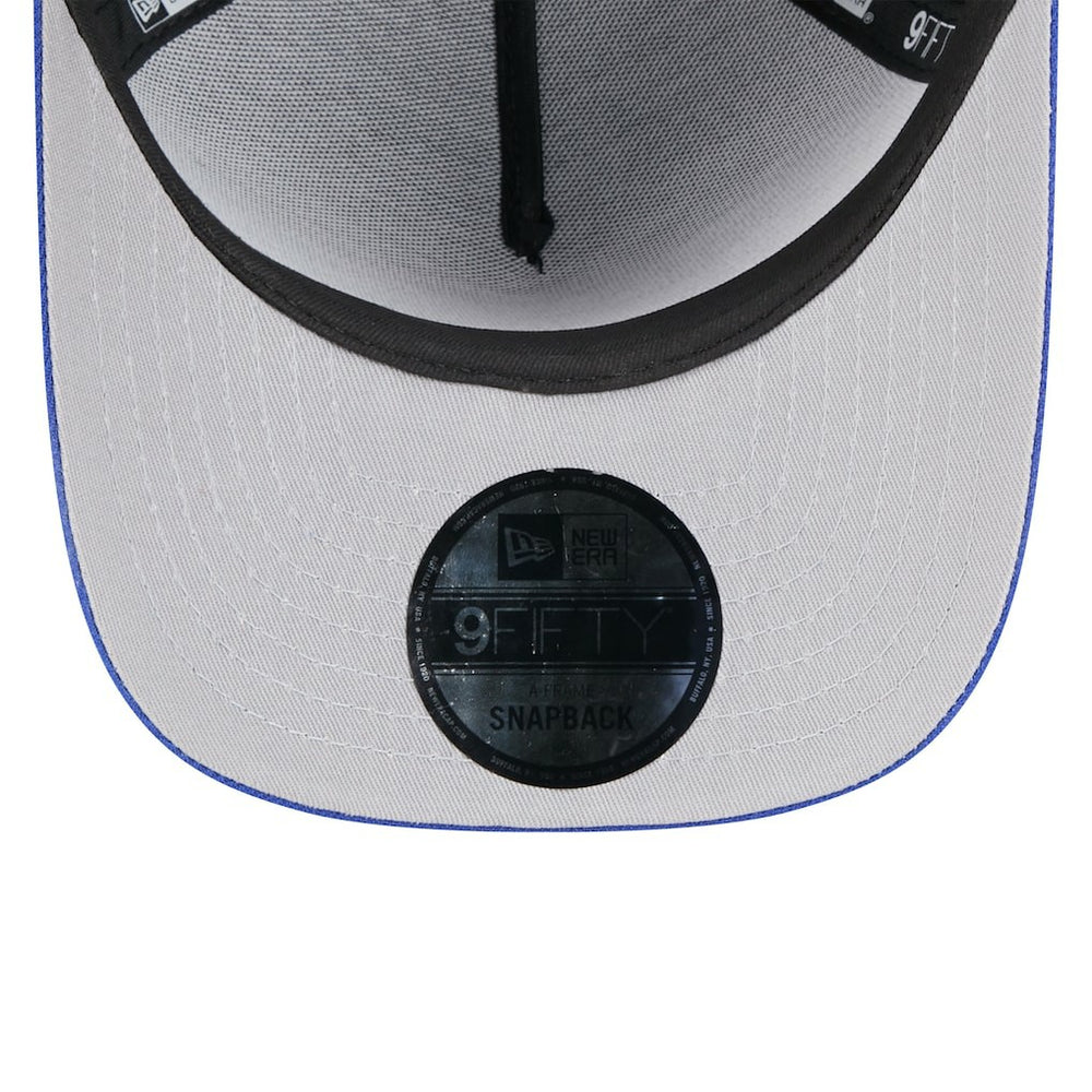 Buffalo Bills New Era Youth 2025 NFL Draft A-Frame 9FIFTY Snapback Hat Black/Royal
