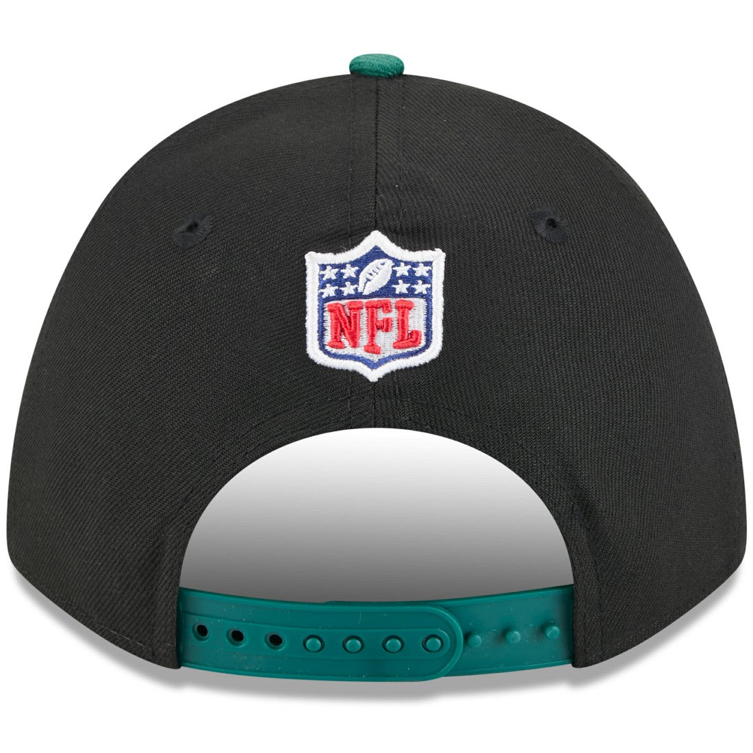 New York Jets New Era Youth 2025 NFL Draft 9FORTY A-Frame M-Crown Adjustable Hat Black/Green