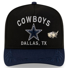 Dallas Cowboys New Era 2025 NFL Draft On Stage A-Frame 59FIFTY Fitted Hat Black/Navy