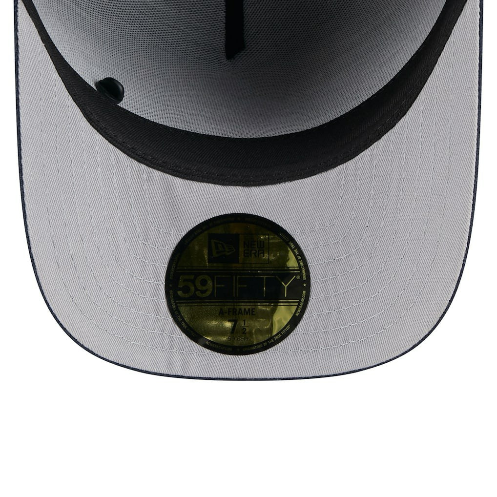 Dallas Cowboys New Era 2025 NFL Draft On Stage A-Frame 59FIFTY Fitted Hat Black/Navy