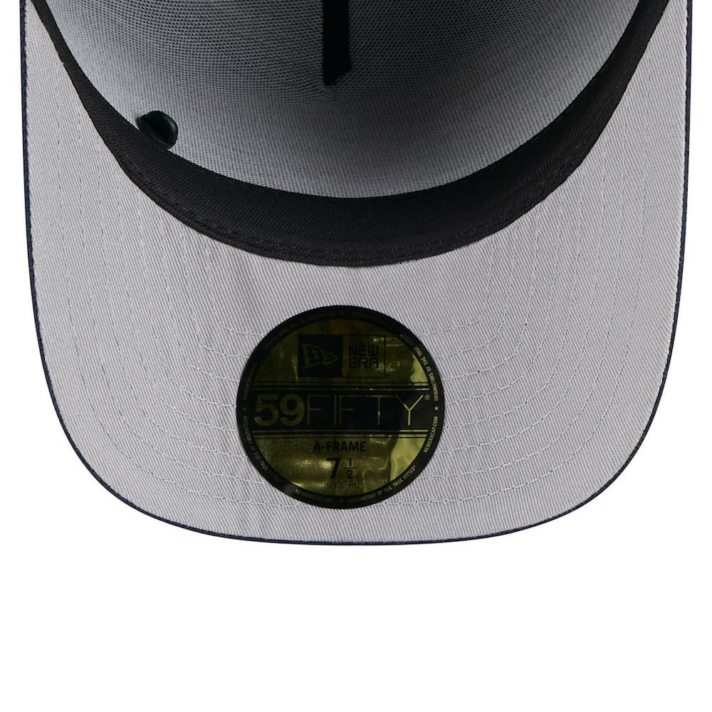 Dallas Cowboys New Era 2025 NFL Draft On Stage A-Frame 59FIFTY Fitted Hat Black/Navy