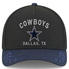 Dallas Cowboys New Era 2025 NFL Draft 39THIRTY Flex Hat Black/Navy