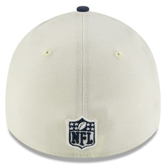 Dallas Cowboys New Era 2025 NFL Draft 39THIRTY Flex Hat Cream/Navy