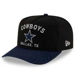 Dallas Cowboys New Era Youth 2025 NFL Draft A-Frame 9FIFTY Snapback Hat Black/Navy