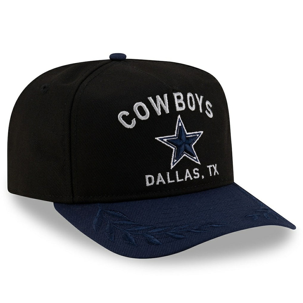 Dallas Cowboys New Era Youth 2025 NFL Draft A-Frame 9FIFTY Snapback Hat Black/Navy