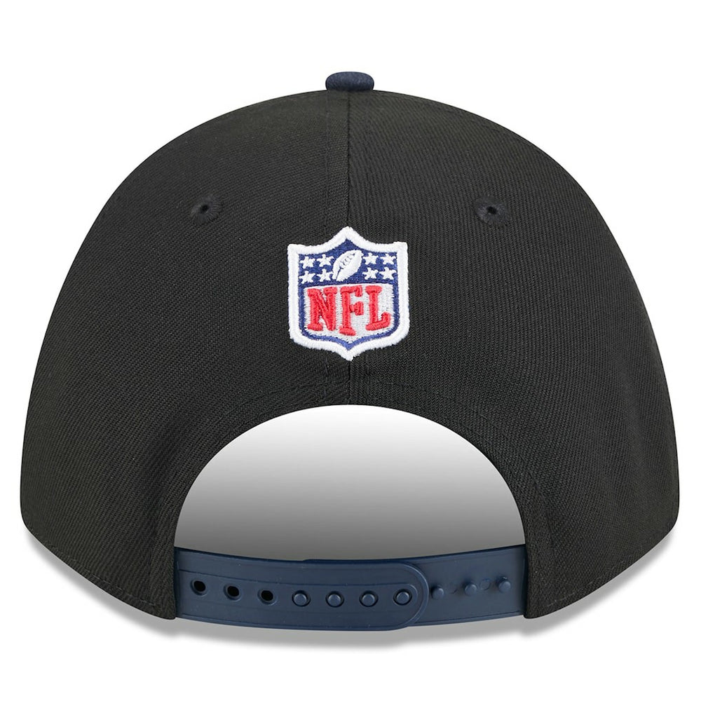 Dallas Cowboys New Era Youth 2025 NFL Draft 9FORTY A-Frame M-Crown Adjustable Hat Black/Navy