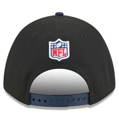 Dallas Cowboys New Era Youth 2025 NFL Draft 9FORTY A-Frame M-Crown Adjustable Hat Black/Navy