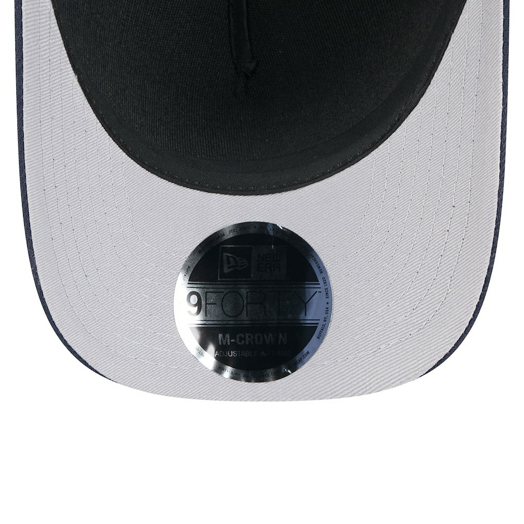 Dallas Cowboys New Era Youth 2025 NFL Draft 9FORTY A-Frame M-Crown Adjustable Hat Black/Navy