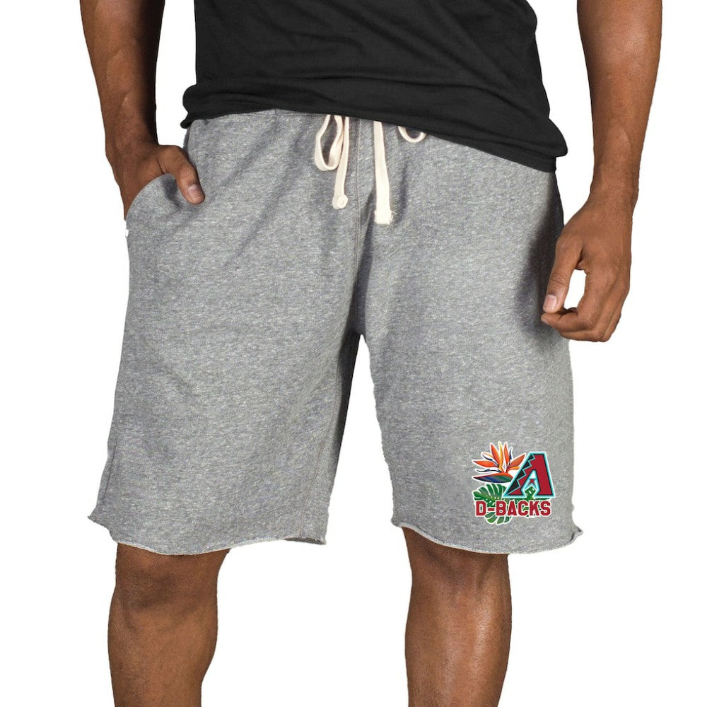 Arizona Diamondbacks Concepts Sport Mainstream Tri-Blend Shorts - Gray - MLB Lifestyle