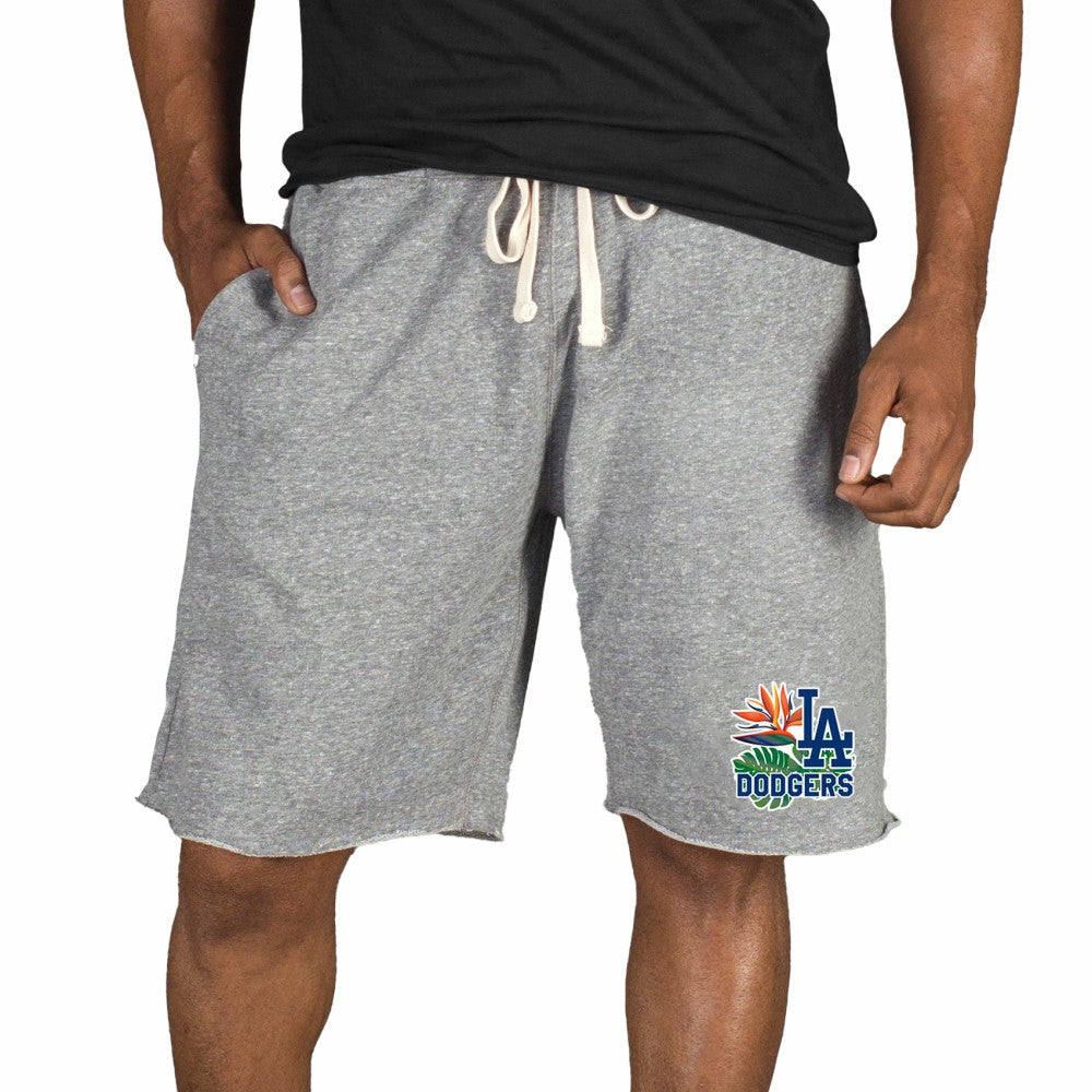 Los Angeles Dodgers Concepts Sport Mainstream Tri-Blend Shorts - Gray - MLB Online