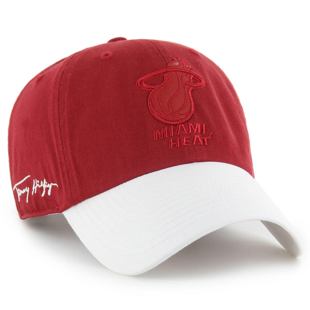 Miami Heat '47 x Tommy Hilfiger Courtside Cleanup Adjustable Hat Red/White | 47 brand online
