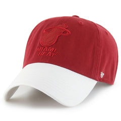 Miami Heat '47 x Tommy Hilfiger Courtside Cleanup Adjustable Hat Red/White | 47 brand online