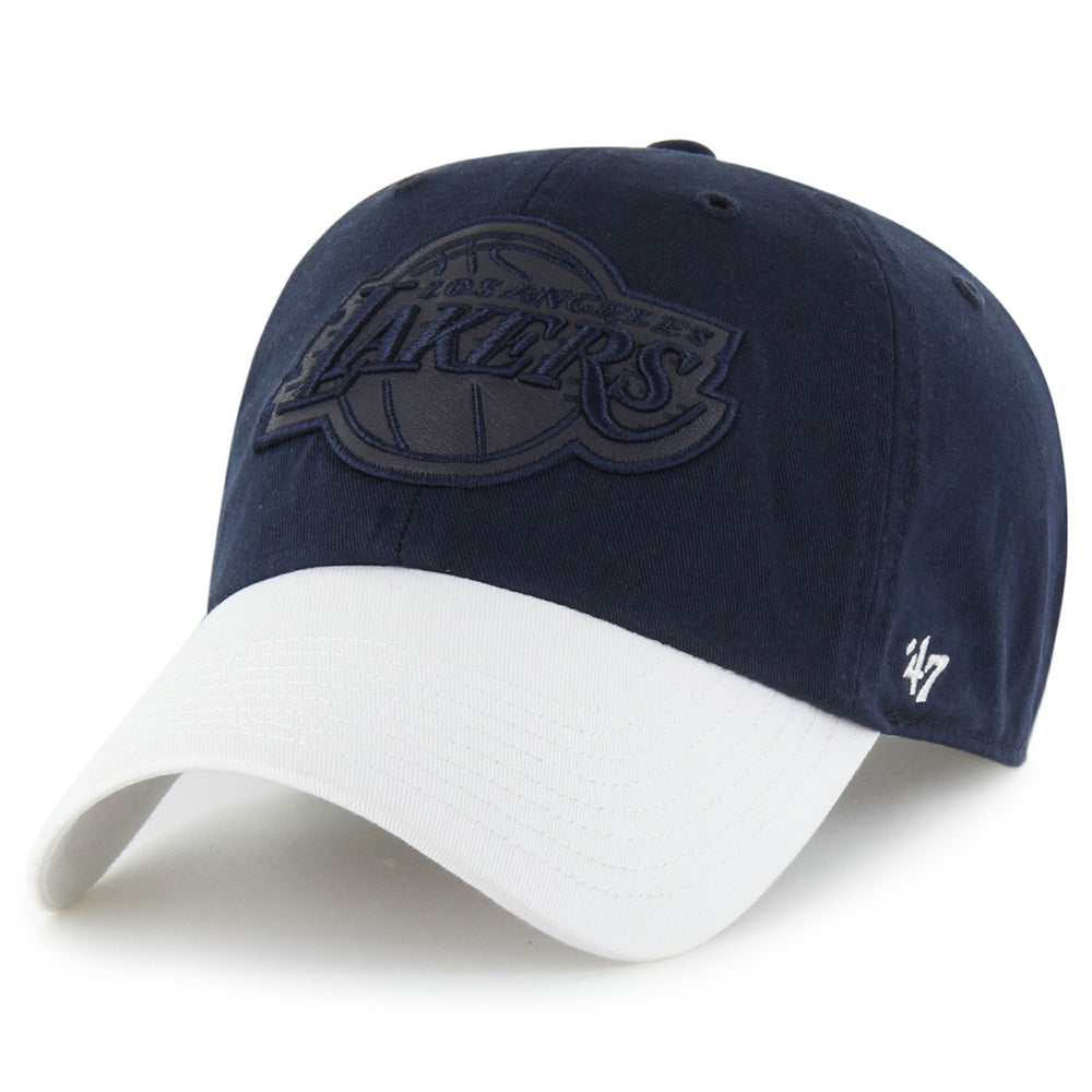Los Angeles Lakers '47 x Tommy Hilfiger Courtside Cleanup Adjustable Hat Navy/White | 47 brand