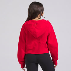 New York Rangers lululemon Women's Scuba Oversized Half-Zip Hoodie - True Red - NHL 202151260