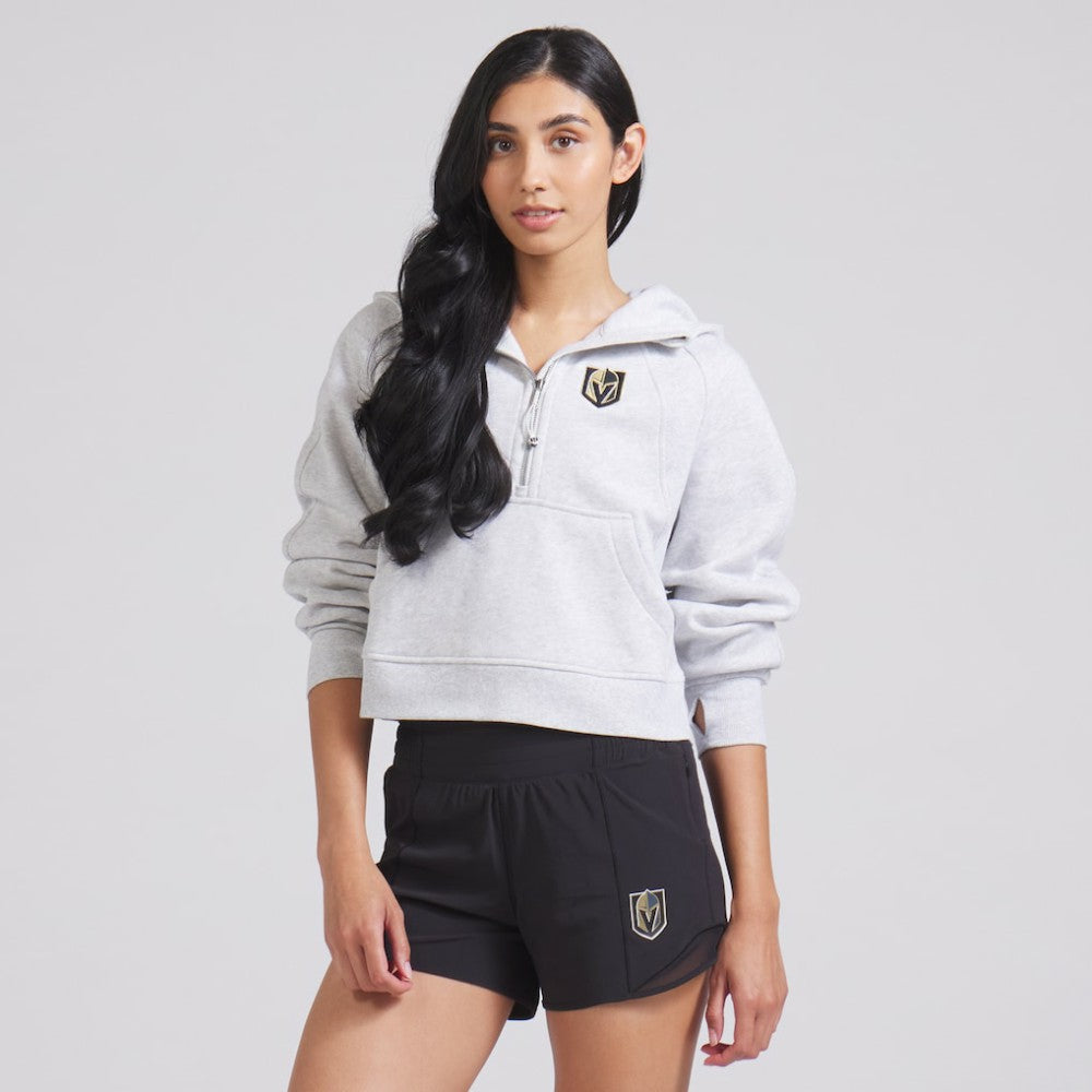 Vegas Golden Knights lululemon Women's Scuba Oversized Half-Zip Hoodie - Heathered Core Ultra Light Grey - NHL 202151261