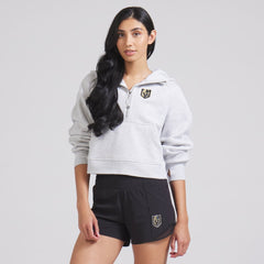 Vegas Golden Knights lululemon Women's Scuba Oversized Half-Zip Hoodie - Heathered Core Ultra Light Grey - NHL 202151261