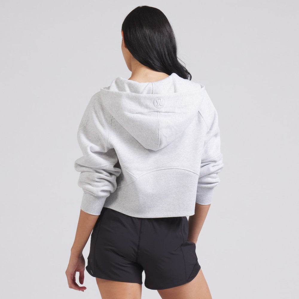Vegas Golden Knights lululemon Women's Scuba Oversized Half-Zip Hoodie - Heathered Core Ultra Light Grey - NHL 202151261