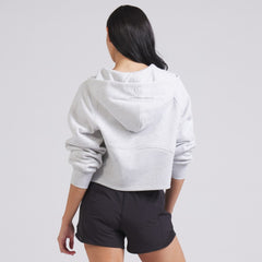 Vegas Golden Knights lululemon Women's Scuba Oversized Half-Zip Hoodie - Heathered Core Ultra Light Grey - NHL 202151261