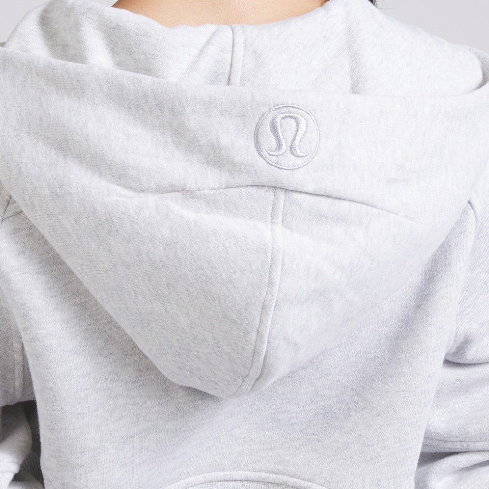 Vegas Golden Knights lululemon Women's Scuba Oversized Half-Zip Hoodie - Heathered Core Ultra Light Grey - NHL 202151261